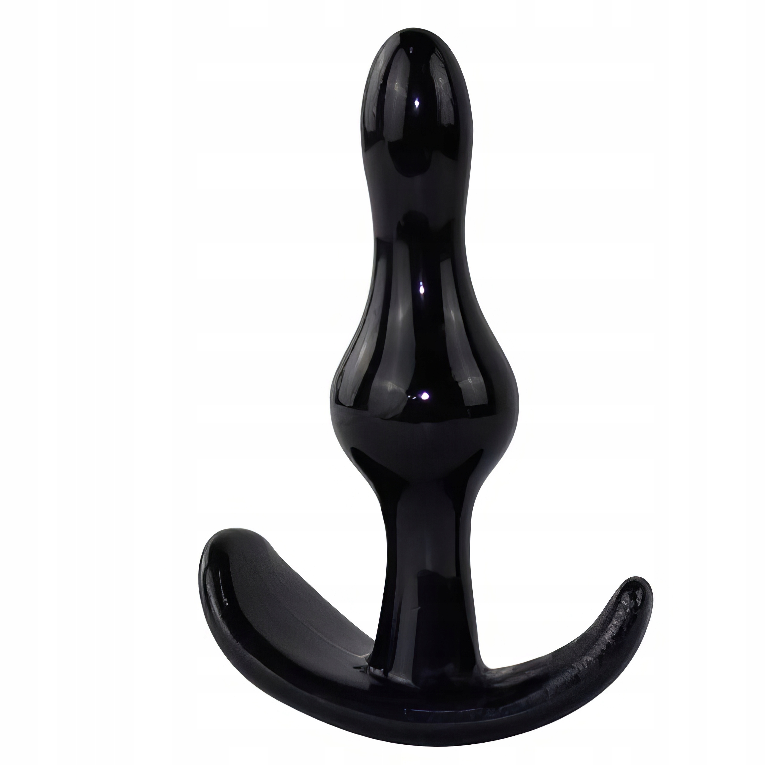 Żelowy Korek Analny Czarny Plug Z Kulkami Gadżet Intymny Do Masażu Prostaty Marka Lelex