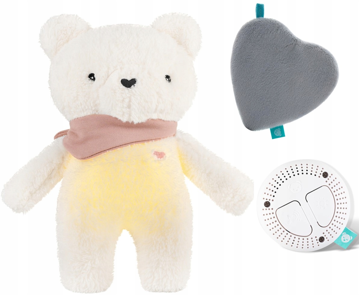 MIŚ SZUMIŚ 5W1 DLA DZIECI NA SEN PRZYTULANKA MUZYKA SZUMY LAMPKA USB+GRATIS