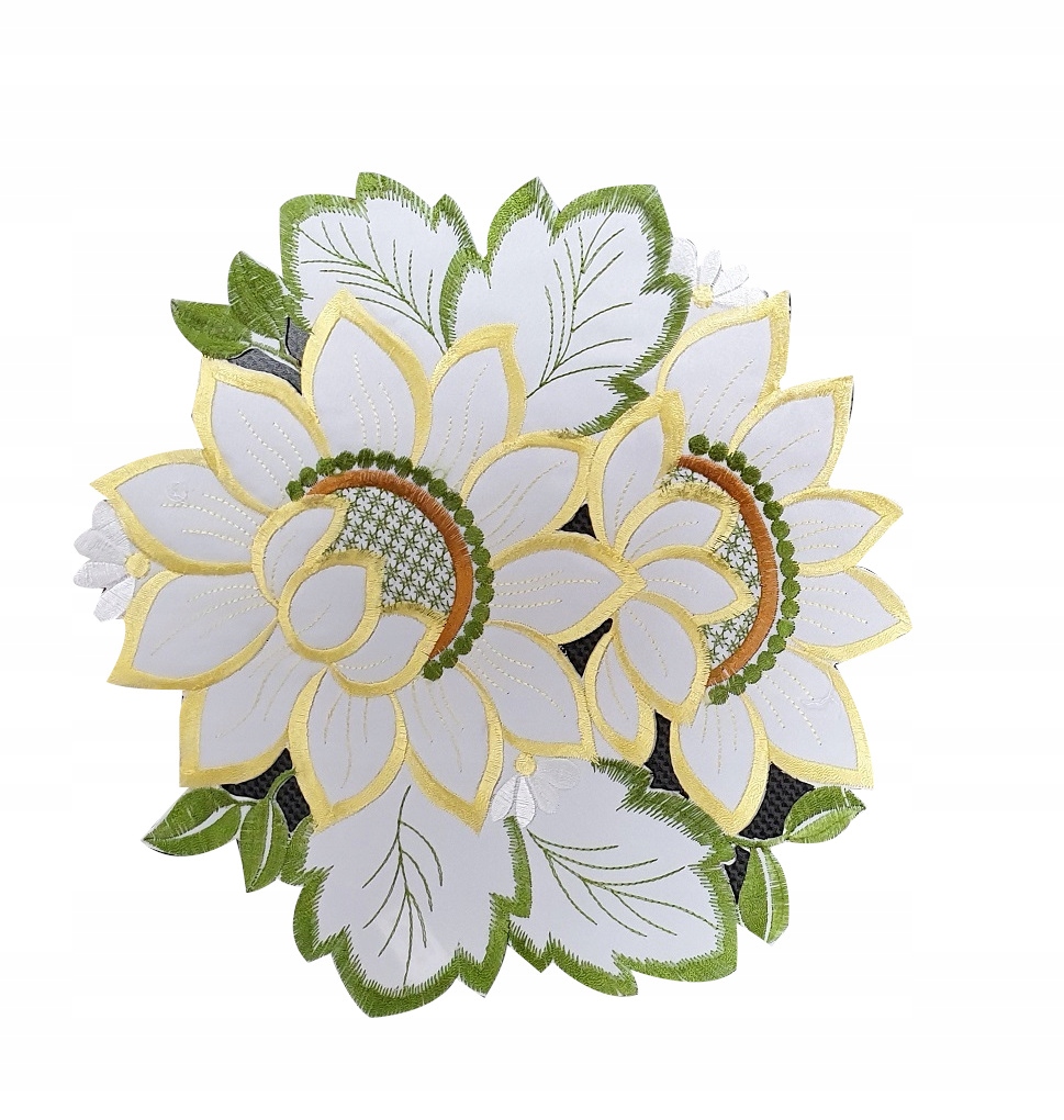 

Serwetka Ozdobna 30cm Biała Dekoracyjna Kwiaty