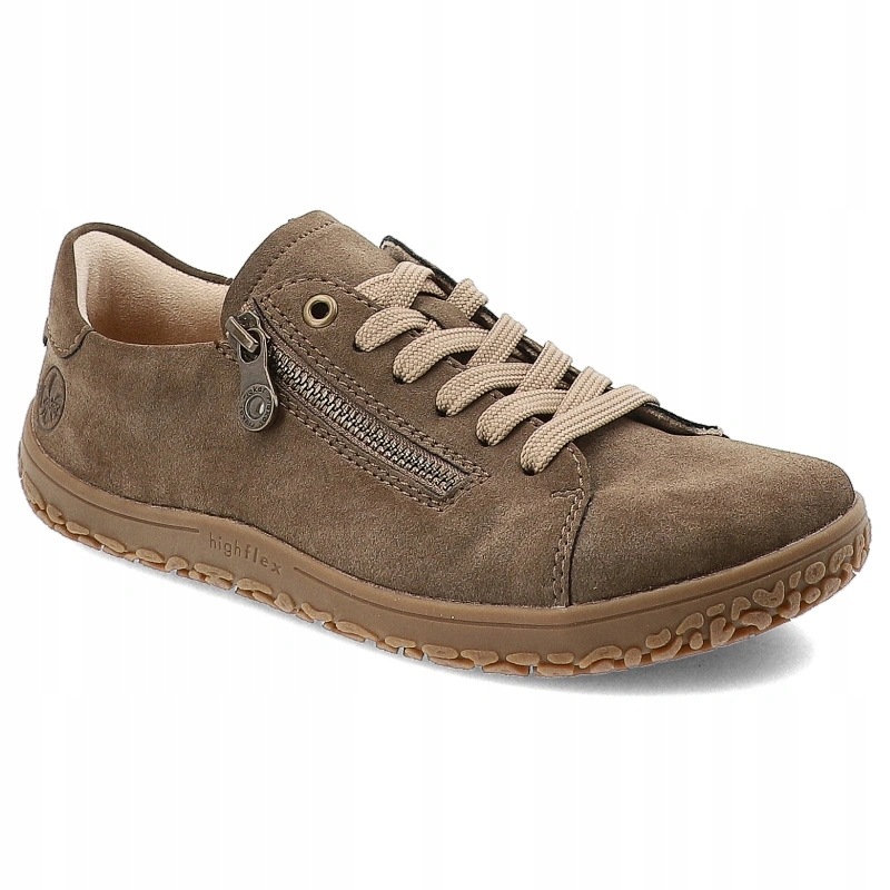 Dámské polobotky Rieker, hnědé, 52301-25 Brown