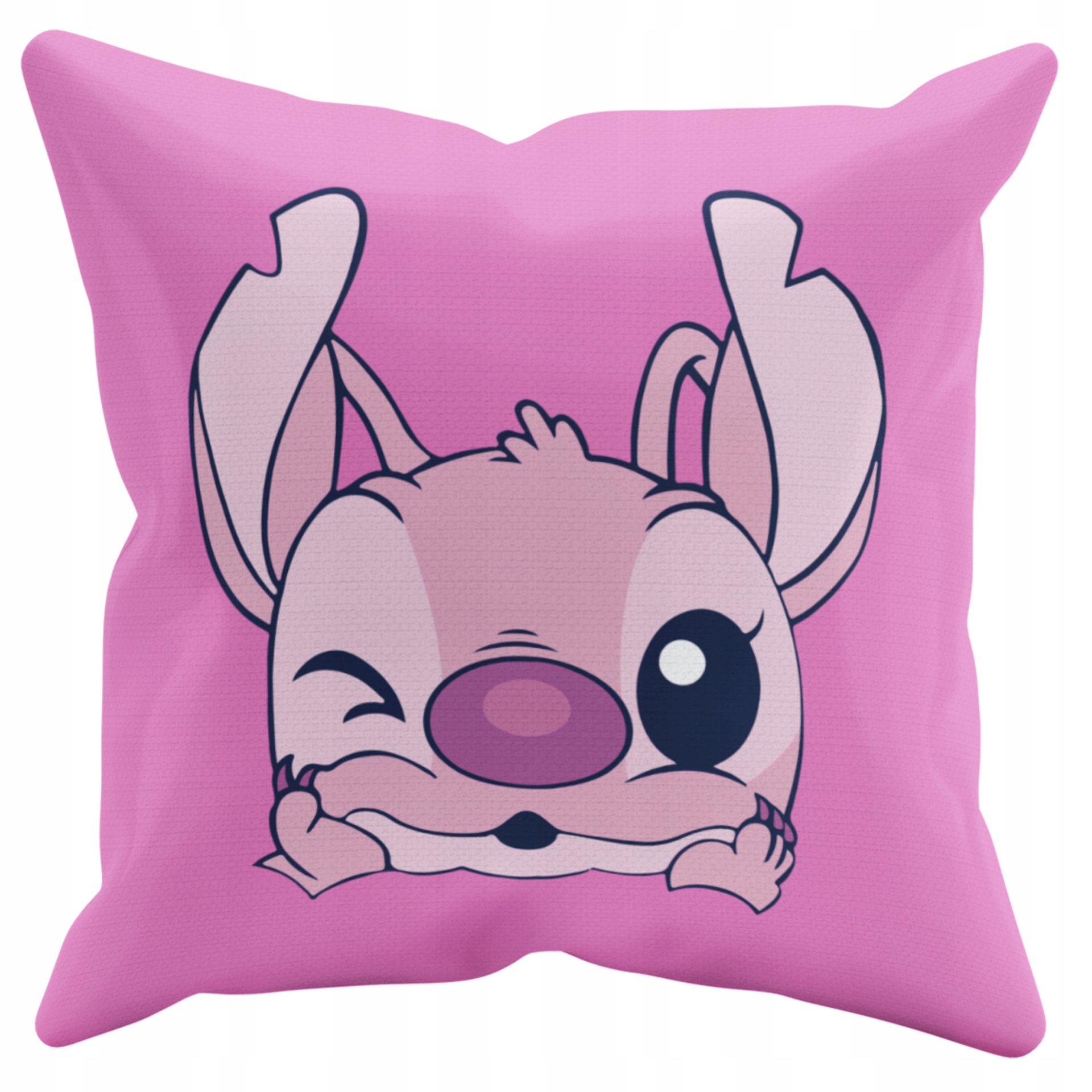 POSZEWKA NA PODUSZKĘ JAŚKA DO PRZEDSZKOLA STICZ ANGEL SŁODZIAK+ IMIĘ GRATIS Kolor dominujący odcienie różu