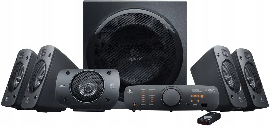 Logitech Z906 500W čierny reproduktorový set 5.1 pre počítač a televízor
