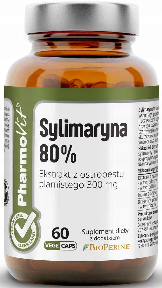 

Pharmovit Sylimaryna 60k Ostropest Plamisty 300mg
