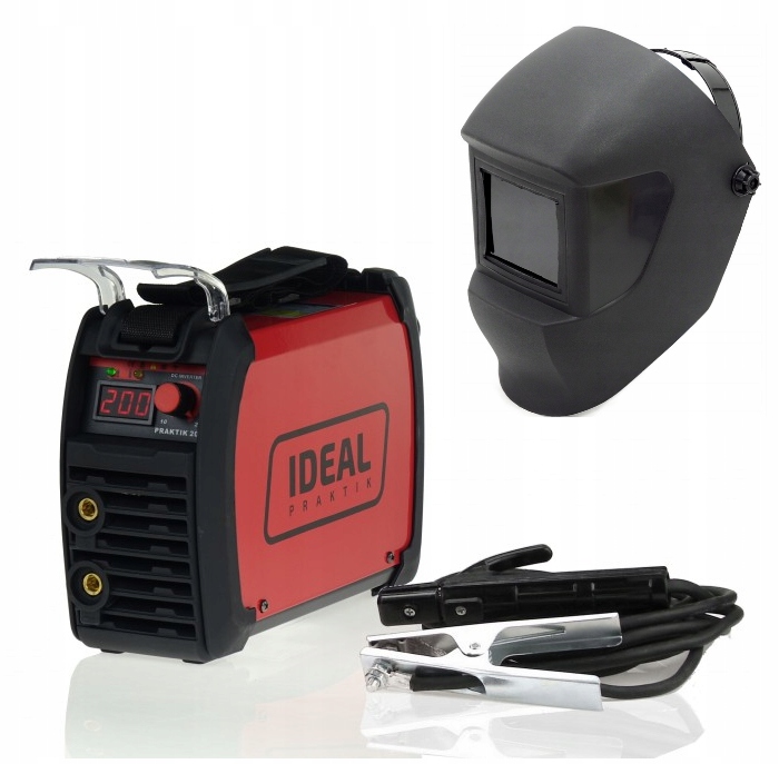 Set Mma elektrodová svářečka Ideal Praktik 205 Digital Přilba 200G