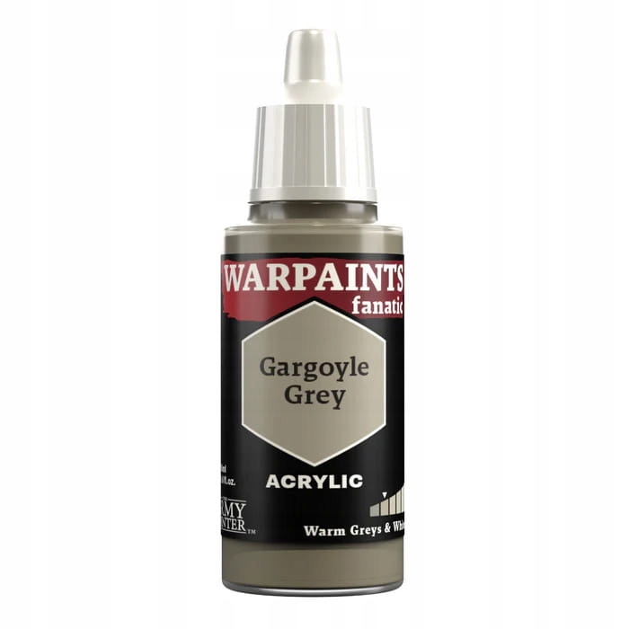Farba WP3008 Gargoyle Grey, The Army Painter Warpaints Fanatic, 18ml