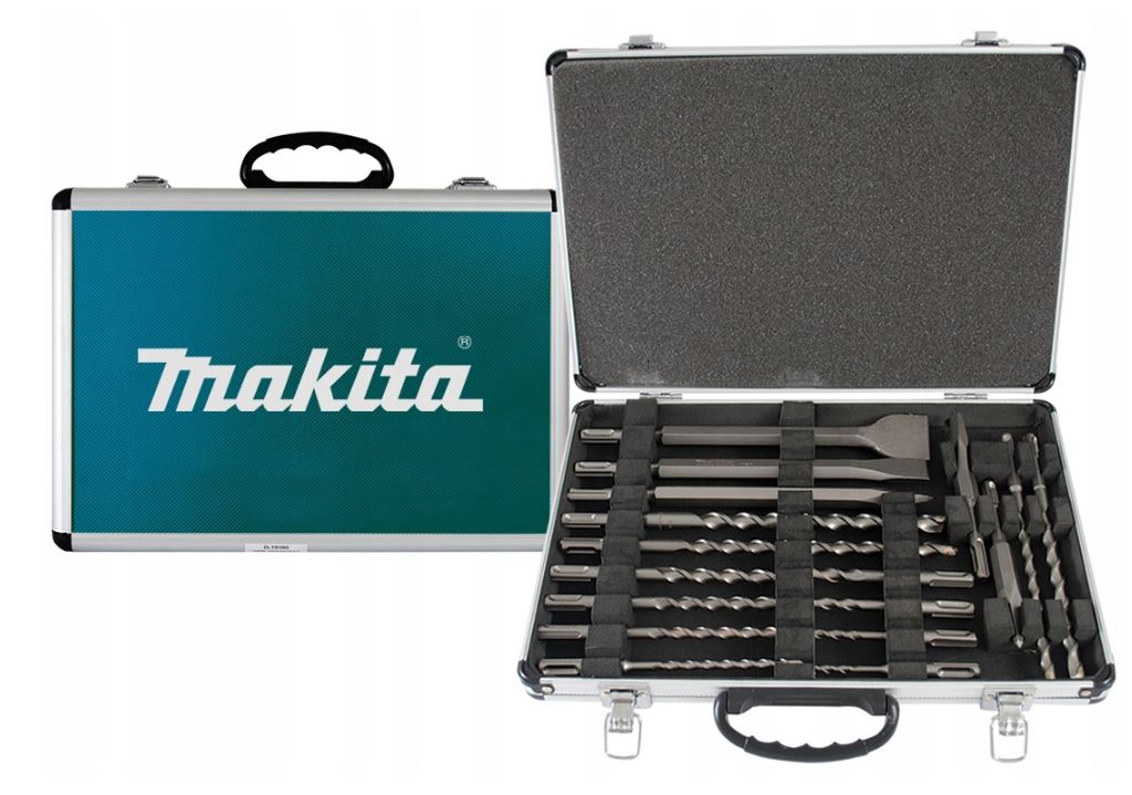 Sada Vrtáků A Vrtáků Do Betonu Sds-plus 17 Ks V Kufru Komplet