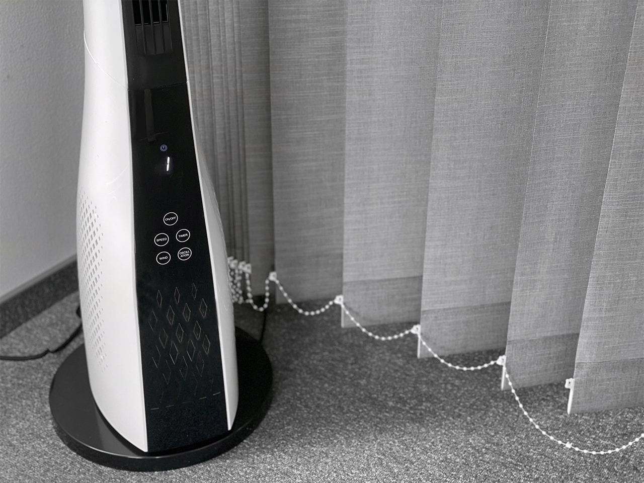 WENTYLATOR Stojący WIATRAK Podłogowy KOLUMNOWY Zasilanie sieciowe