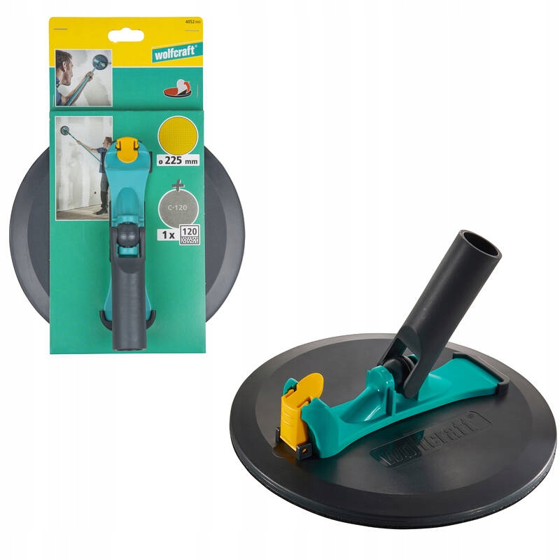 Wolfcraft Dysk szlifierski 225mm do żyrafy szlifowania gipsu gładzi 4052000