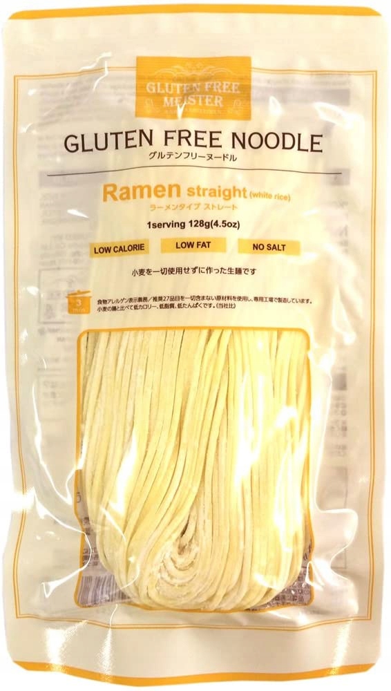 

Bezglutenowy świeży Japoński makaron Ramen, 128g