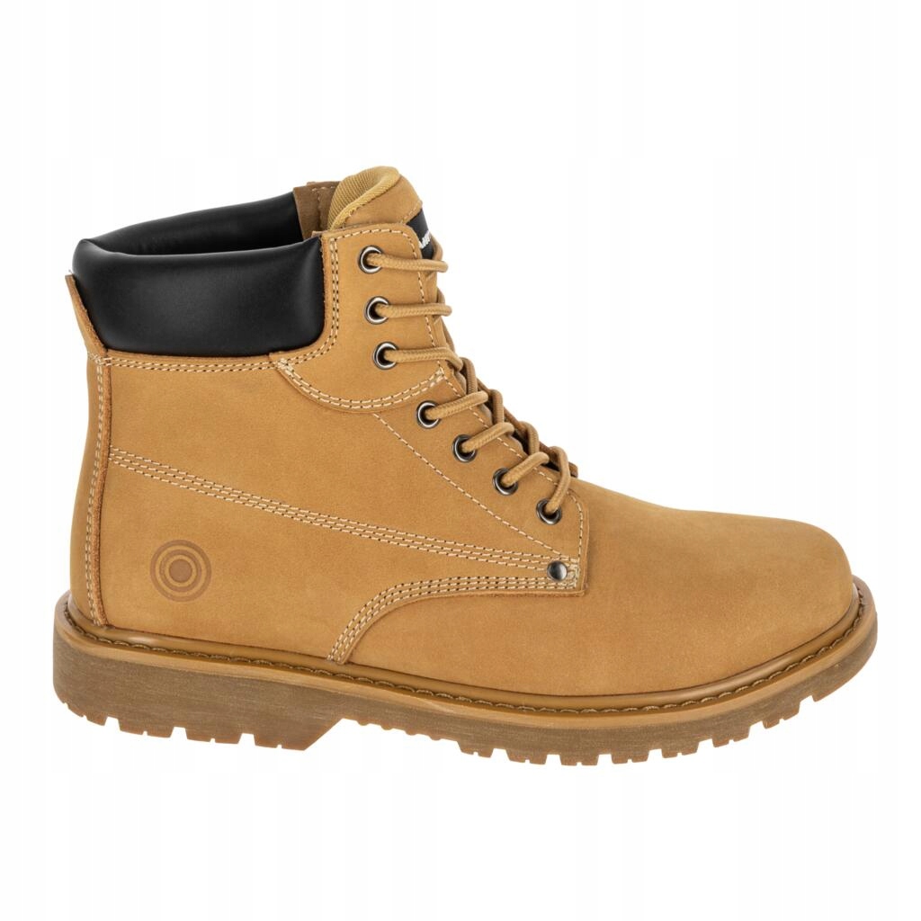 Trzewiki męskie buty bez podnoska Nubuck miodowe skóra roz. 42 Ce Lahti Pro