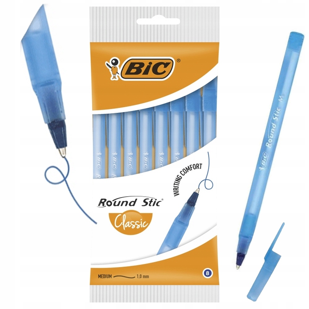 

Długopis Bic Round Stic Classic Niebieski 8 Sztuk