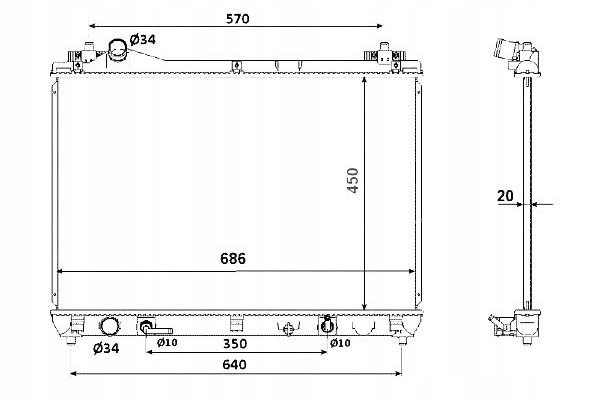 Chladič Suzuki Grand Vitara Č.