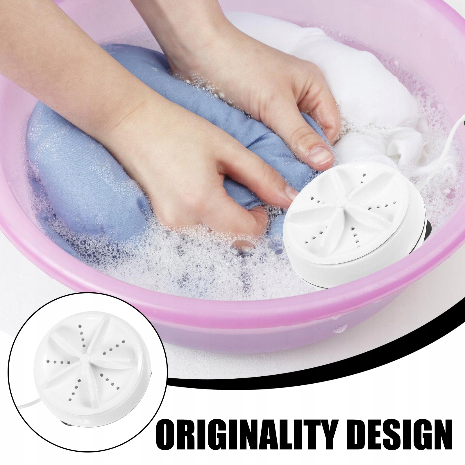 PRALKA PRZENOŚNA MAŁA PRALKA Marka bez marki