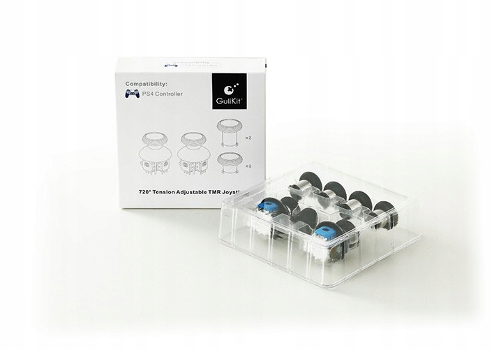 Analogi magnetyczne GuliKit 720 Tension NS55 zestaw grzybki Dualshock PS4