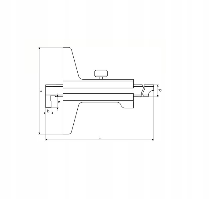 GŁĘBOKOŚCIOMIERZ MAGf MAGa 200 x 100 mm 0.02 Rodzaj analogowa