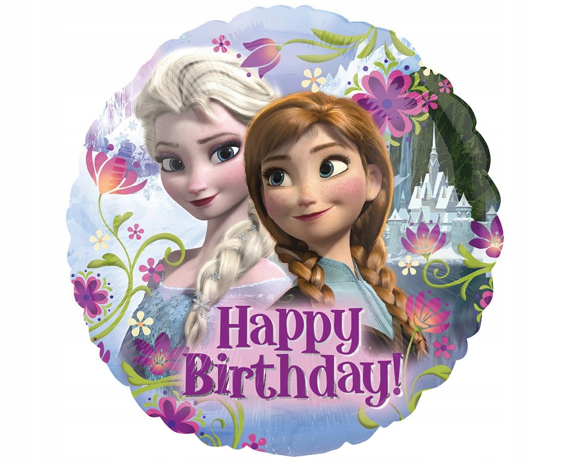 

Balon foliowy 18'' Kraina Lodu Frozen, Anna, Elsa
