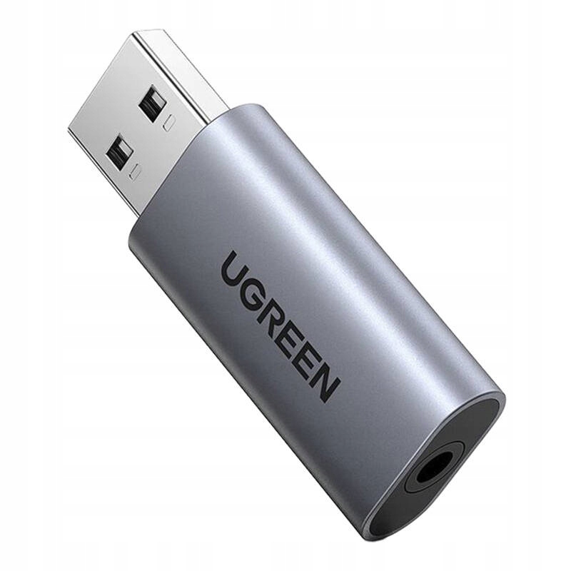 UGREEN PRZEJŚCIÓWKA ADAPTER AUDIO USB DO MINI JACK 3,5MM AUX 20-20000 HZ