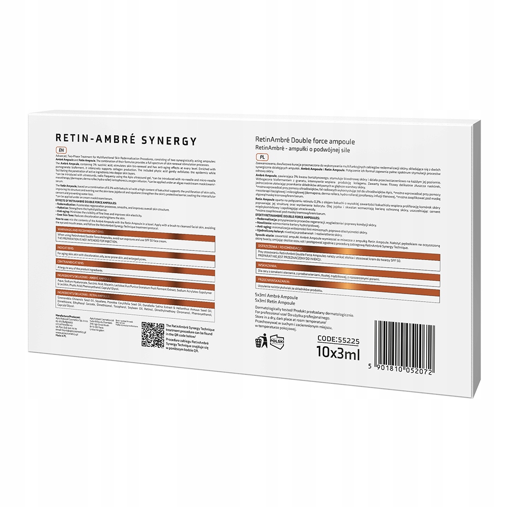 Apis Retin- Ambre Synergy Ampulky s dvojitou silou 10x3 ml