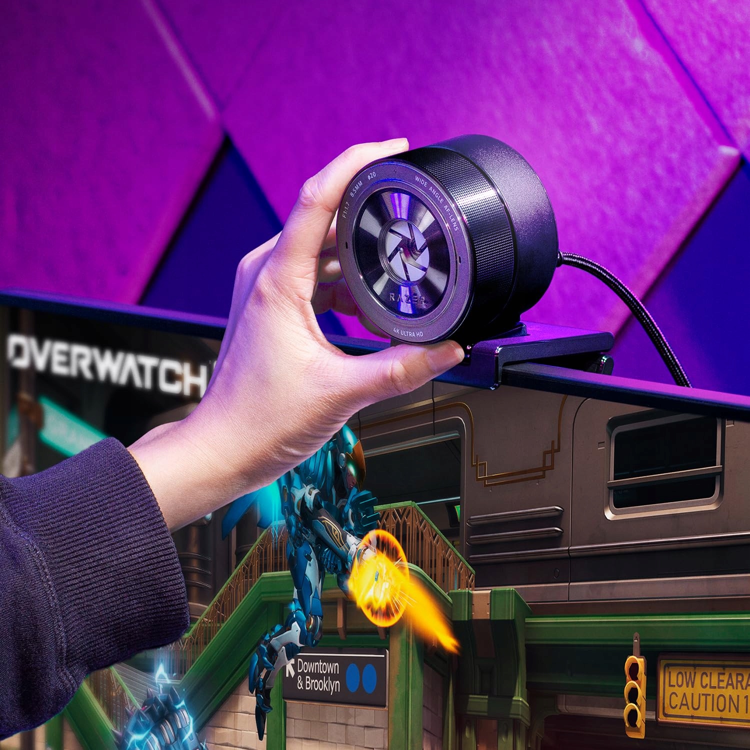 RAZER Kiyo Pro Ultra Kamera 4K UHD Streaming Autofokus Lichtsensor Marka Razer