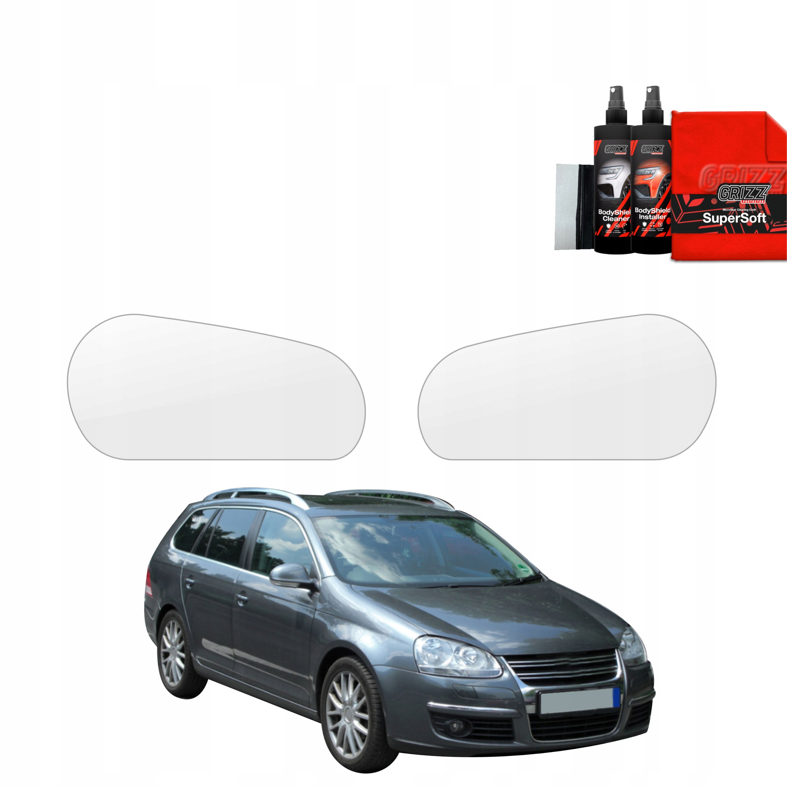 2v1 Fólie na světlomety pro Volkswagen Golf 5 Variant (2003-2009)