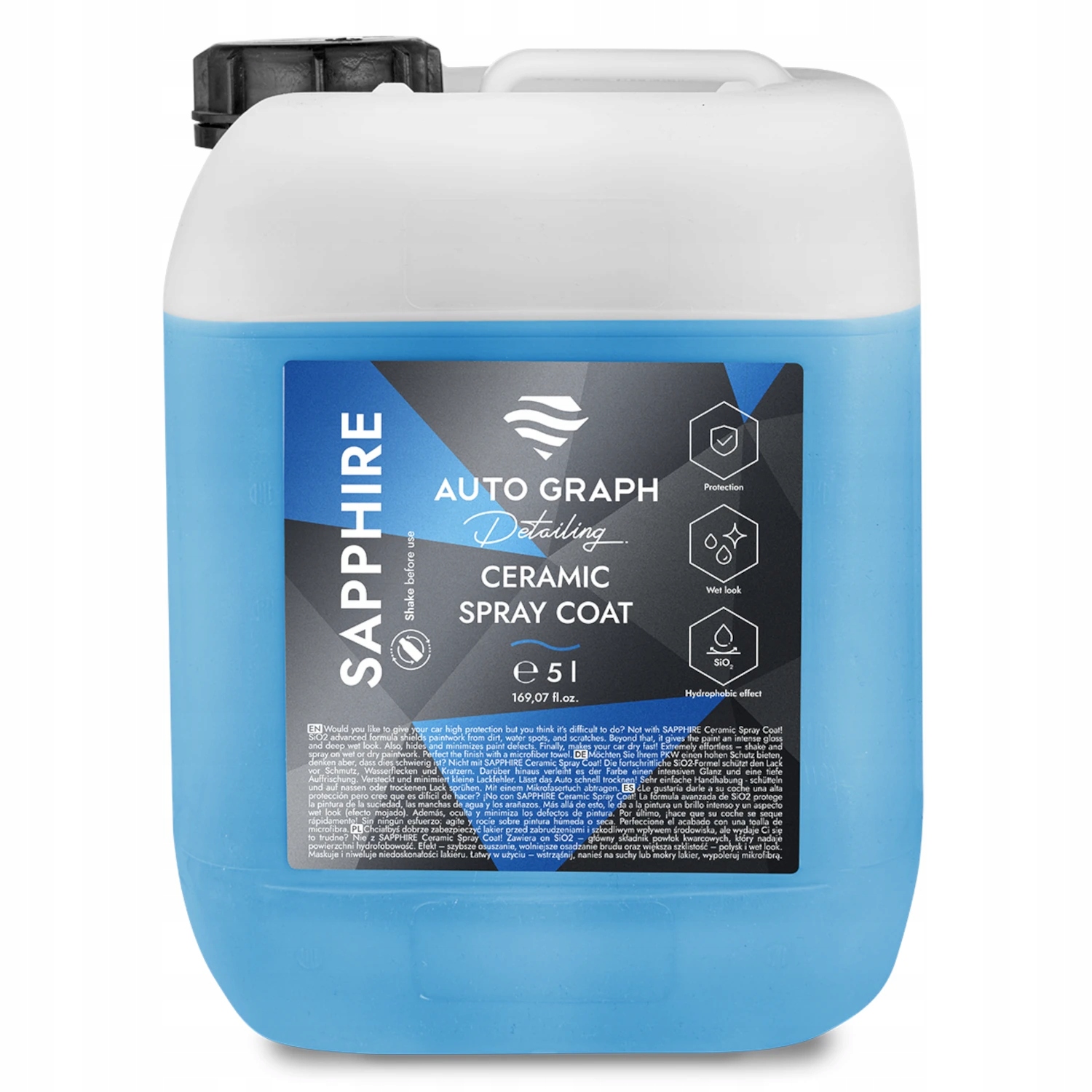 Auto Graph Sapphire - quick detailer z kwarcem SiO2 5L