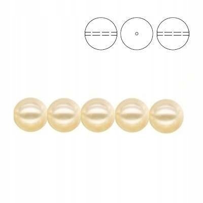 Preciosa 131-10-011 Round Pearl 5 mm Cream 10 szt.
