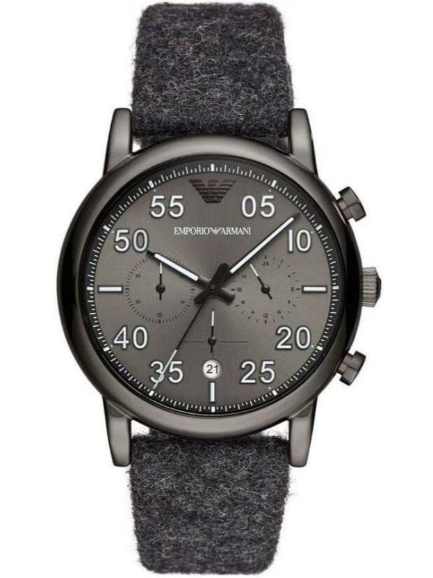 Pánské Hodinky Emporio Armani AR11154 Šedý Pásek 50 M Dárek Pro Chlapce