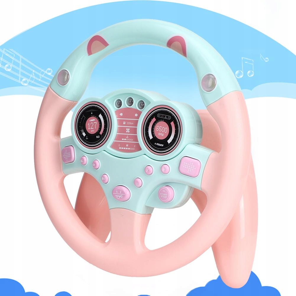 MÓWIACA KIEROWNICA INTERAKTYWNA SYMULATOR JAZDY DLA DZIECI Stan opakowania oryginalne