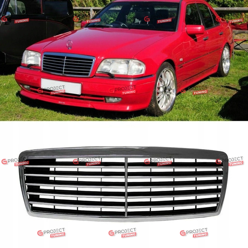 Grill do MERCEDES C-Class (W202) Sedan 1993 - 2000 Producent części MTuning
