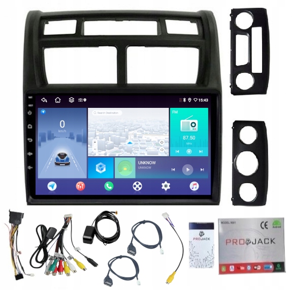 Rádio Navigácia Carplay Android Kia Sportage 2008-2010 4GB 64GB Sim