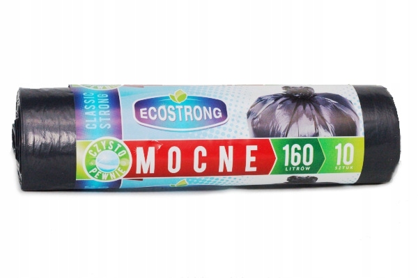 

Worki na śmieci 160L 10 szt czarne Mocne Sipeko