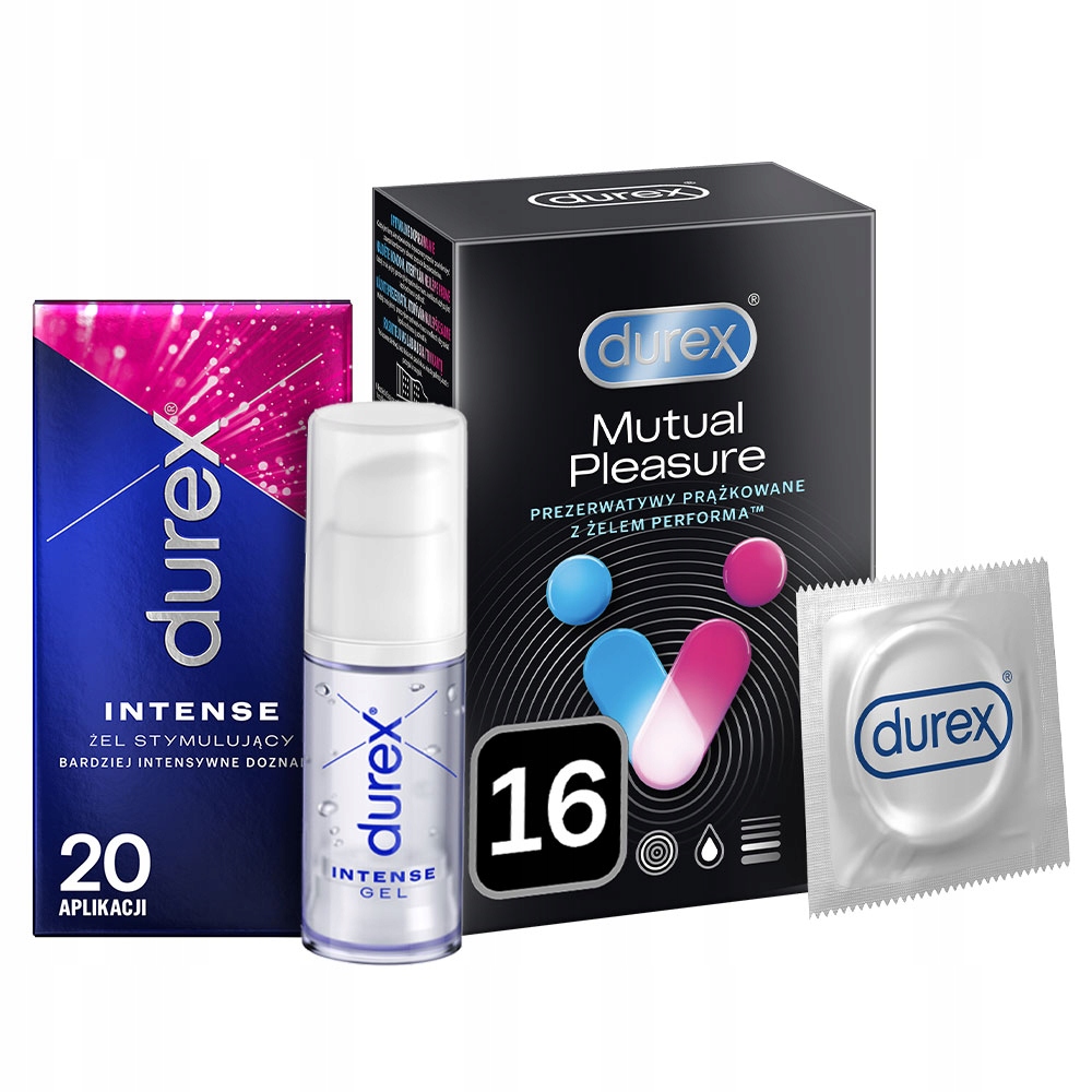 

Durex prezerwatywy Performax 16 żel Intense Zestaw