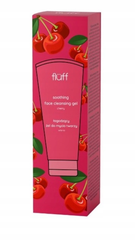 Fluff Zklidňující Gel na mytí obličeje Višeň 75 ml