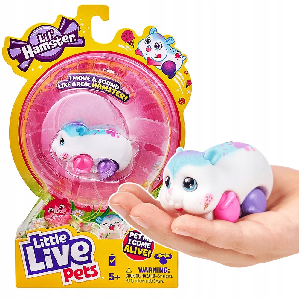 

Interaktywny Chomik Little Live Pets Jeździ Słodki