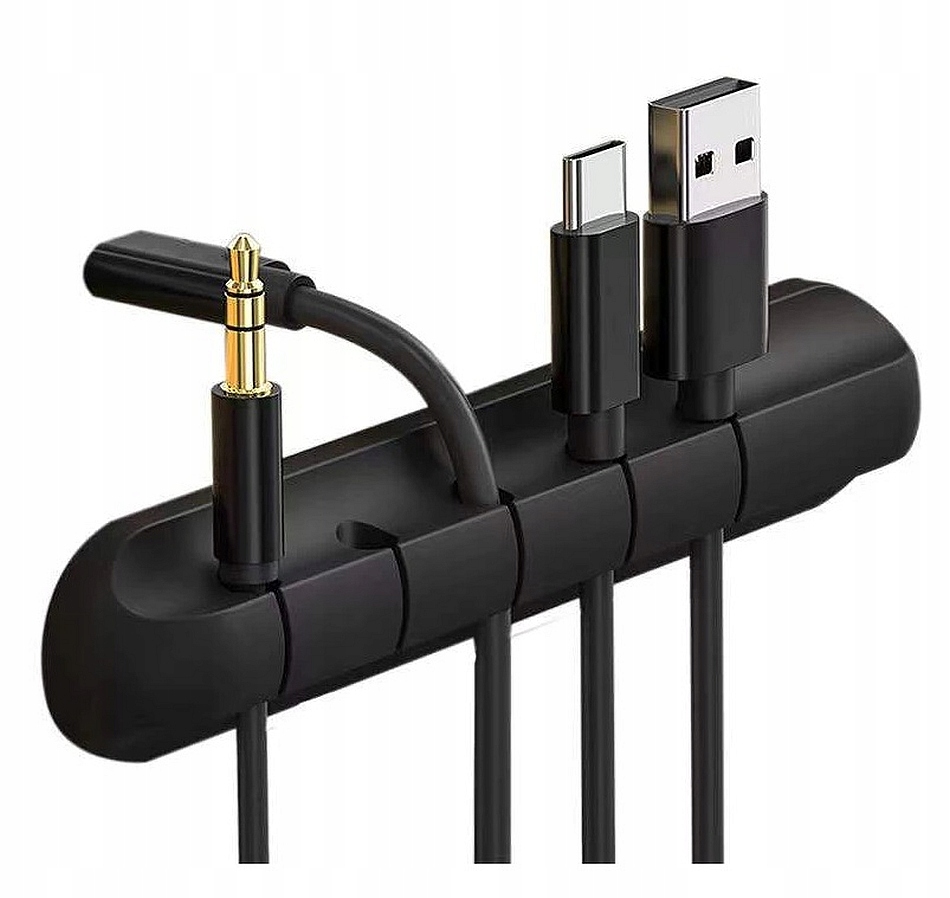 

Organizer Silikonowy Uchwyt Do Kabli 5 Przewodów