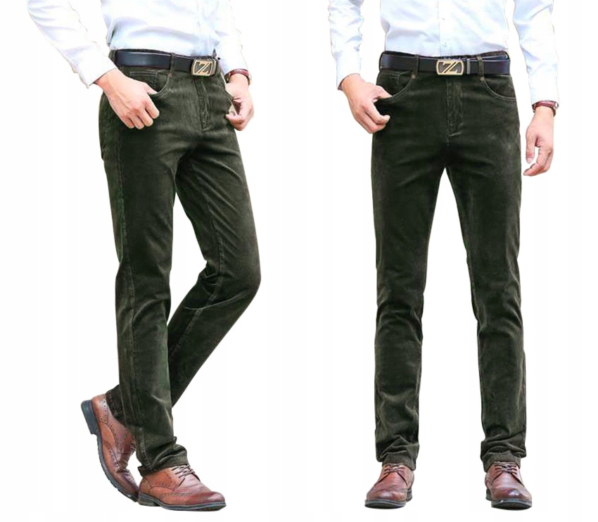 

Spodnie Sztruksowe Męskie Hunter 98 cm/36 zielone