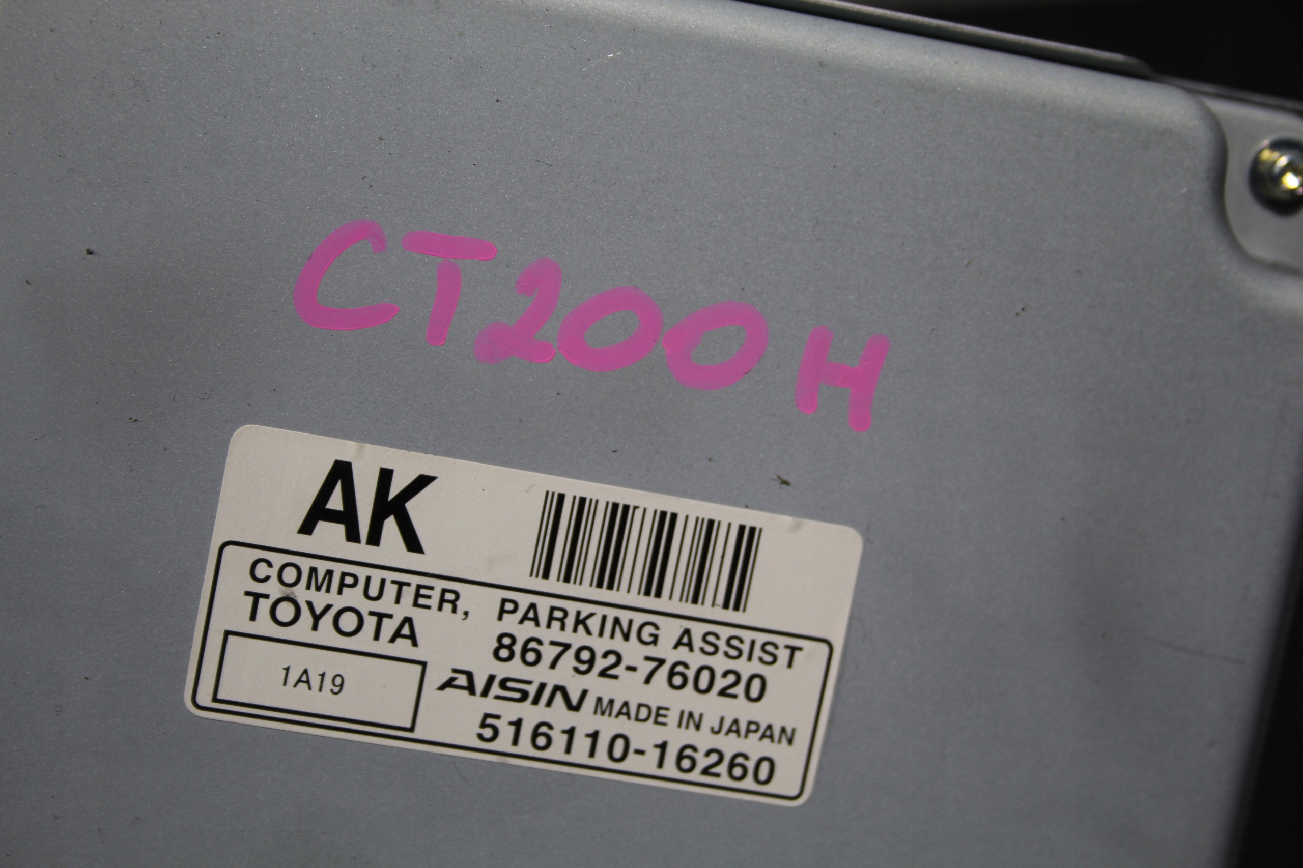 MODULO CENTRALINA LEXUS CT200H 86792-76020