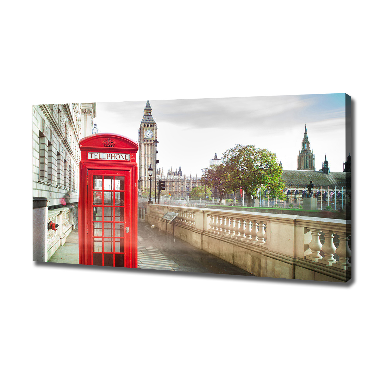

Foto obraz na płótnie Budka telefoniczna 120x60 cm