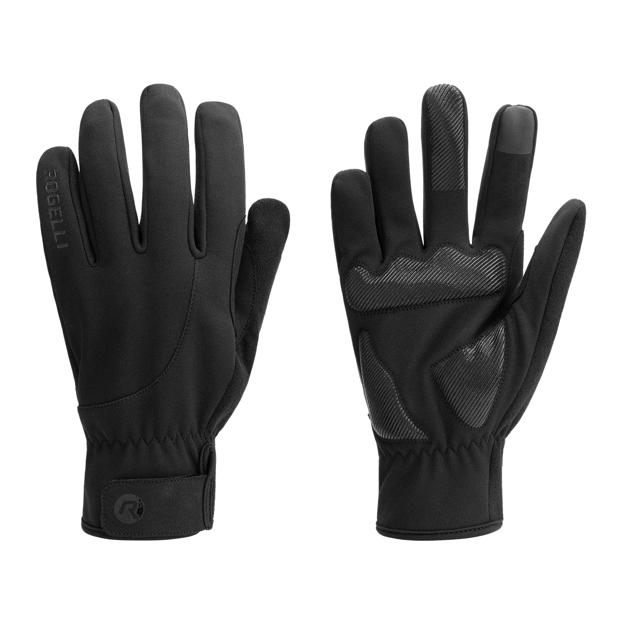 Rękawiczki rowerowe męskie Rogelli Core II Winter Windproof black M