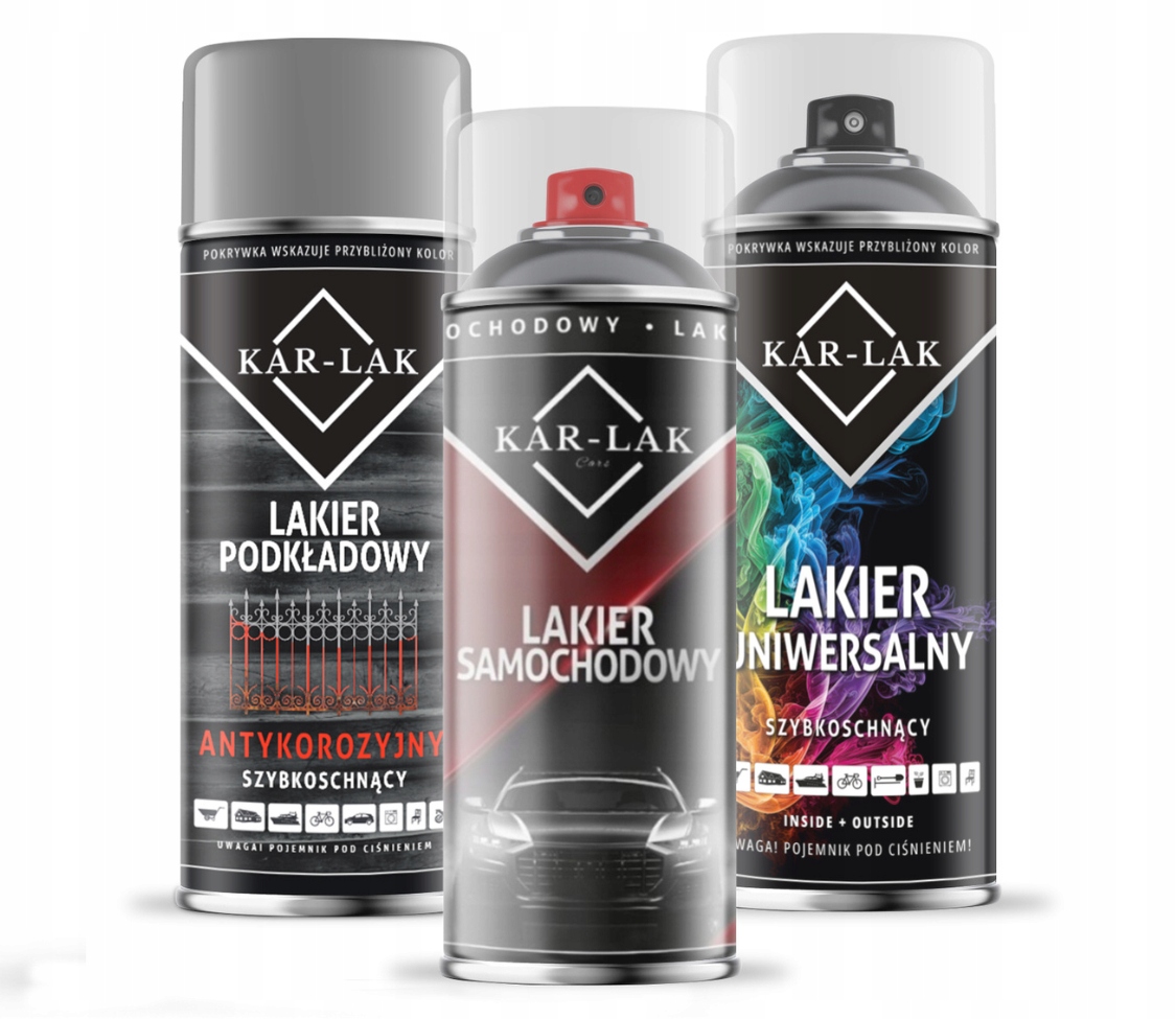 Vw LC5F Zestaw Lakierów Samochodowych Podkład Baza Klar Kar-lak 1200ML