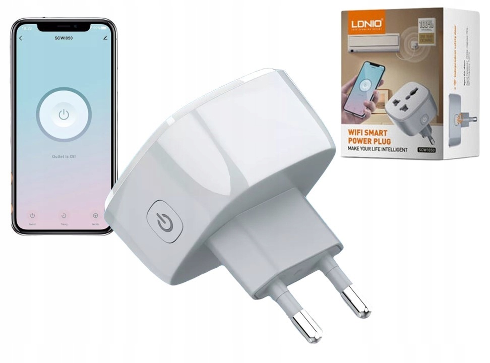 

Ldnio Inteligentne gniazdko Smart Home WiFI Tuya