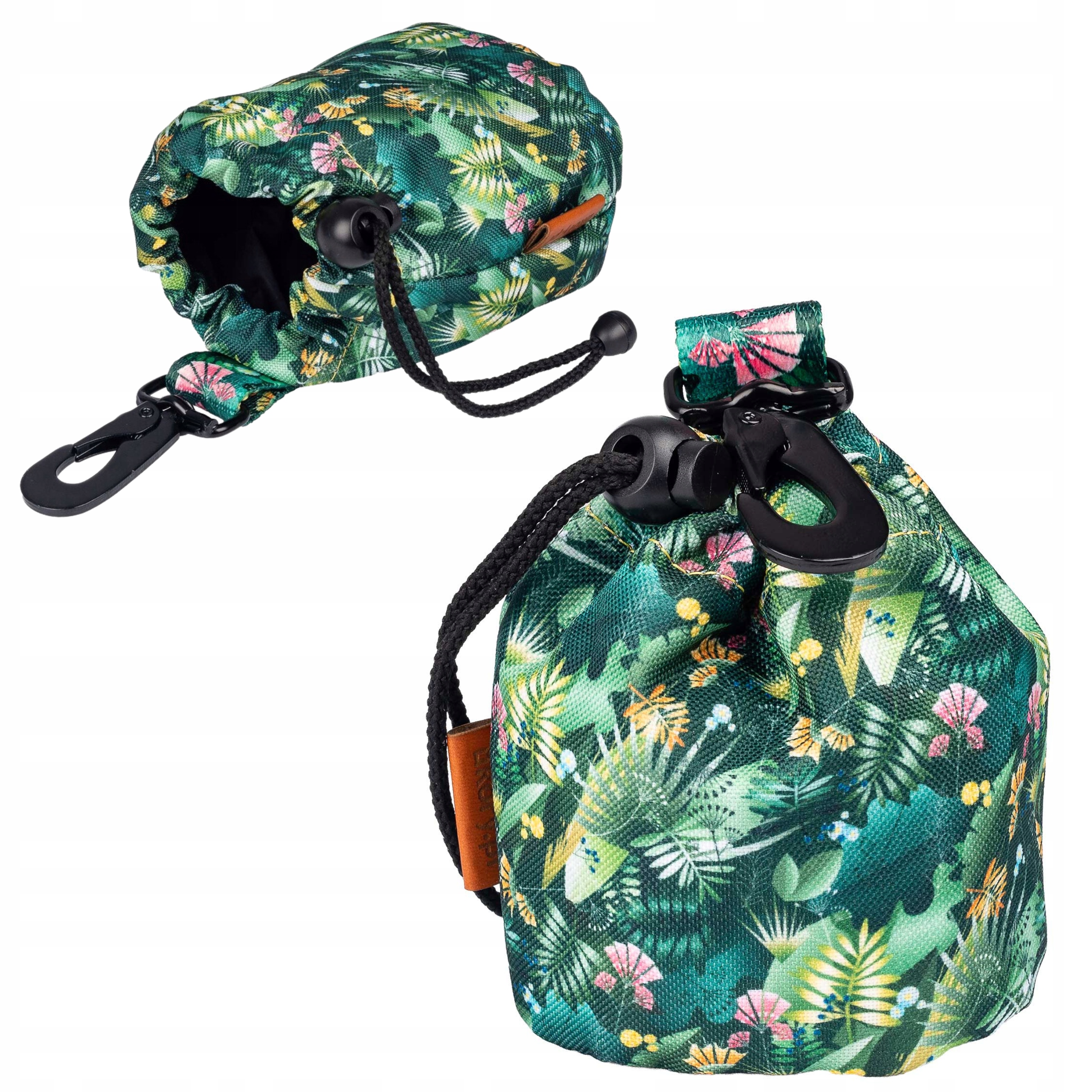 Levně Sáček na pamlsky pro psy Ukory Zelená v listech