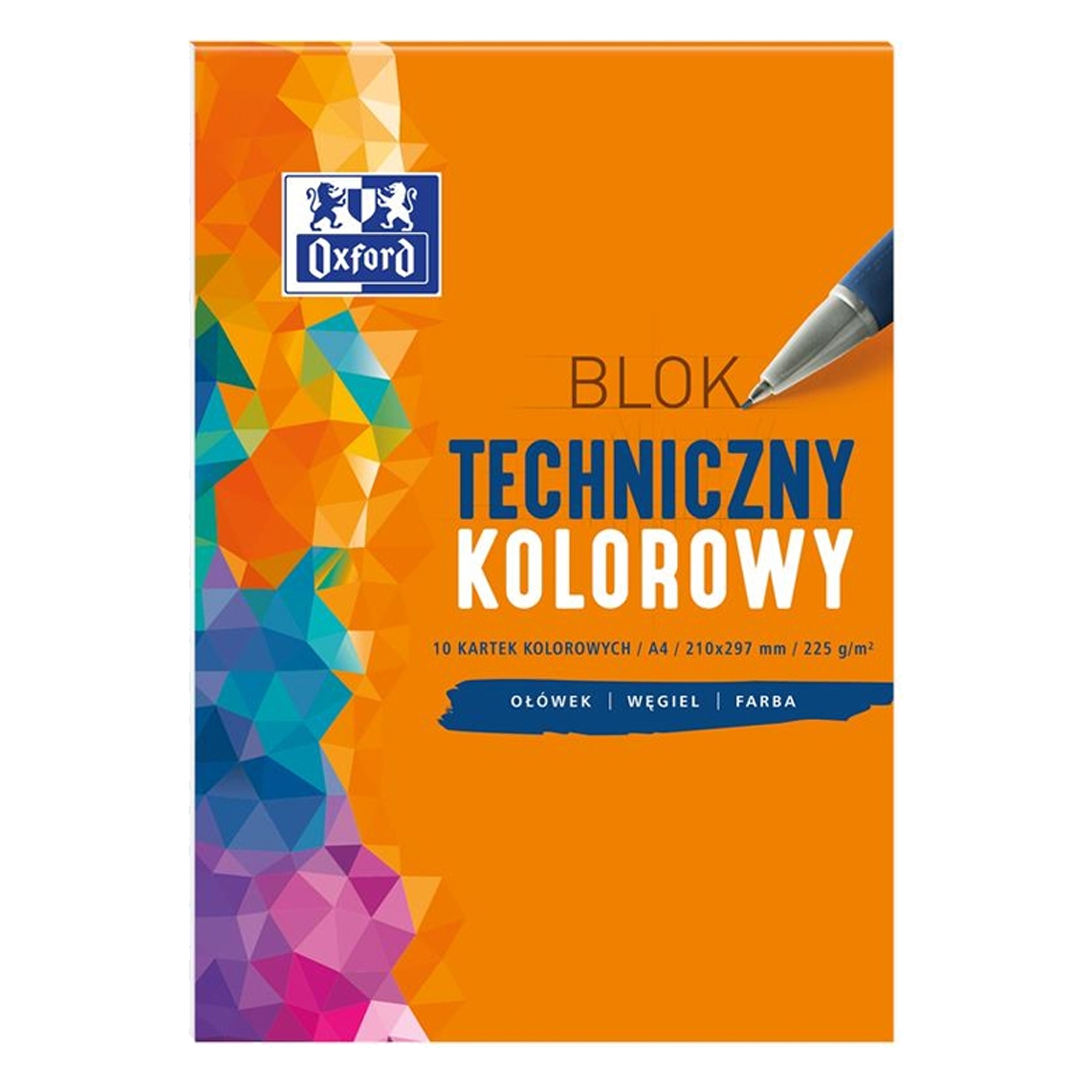 

Blok Techniczny Oxford A3 10 Kartek 225G Kolor