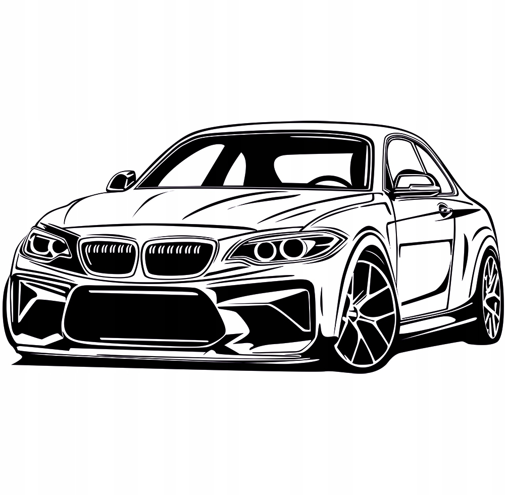 

Naklejka na ścianę Samochód Bmw 94x186 cm