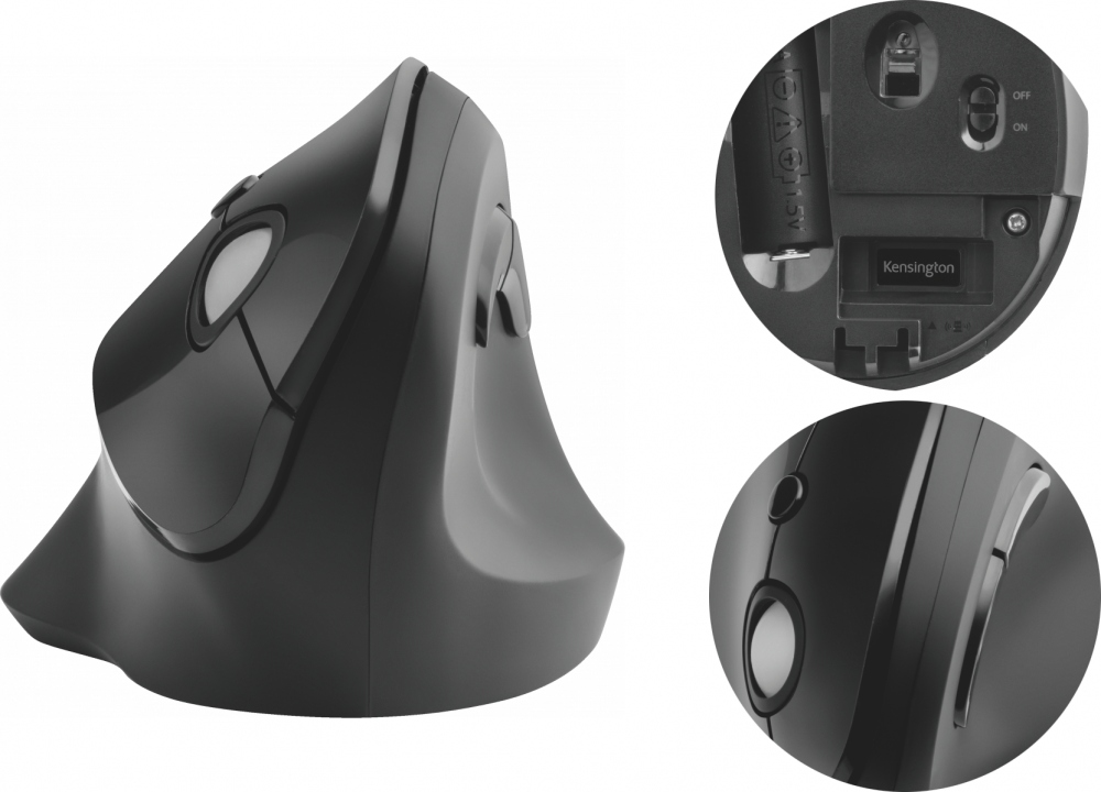 Mysz bezprzewodowa Kensington Pro Fit Ergo pionowa ergonomiczna