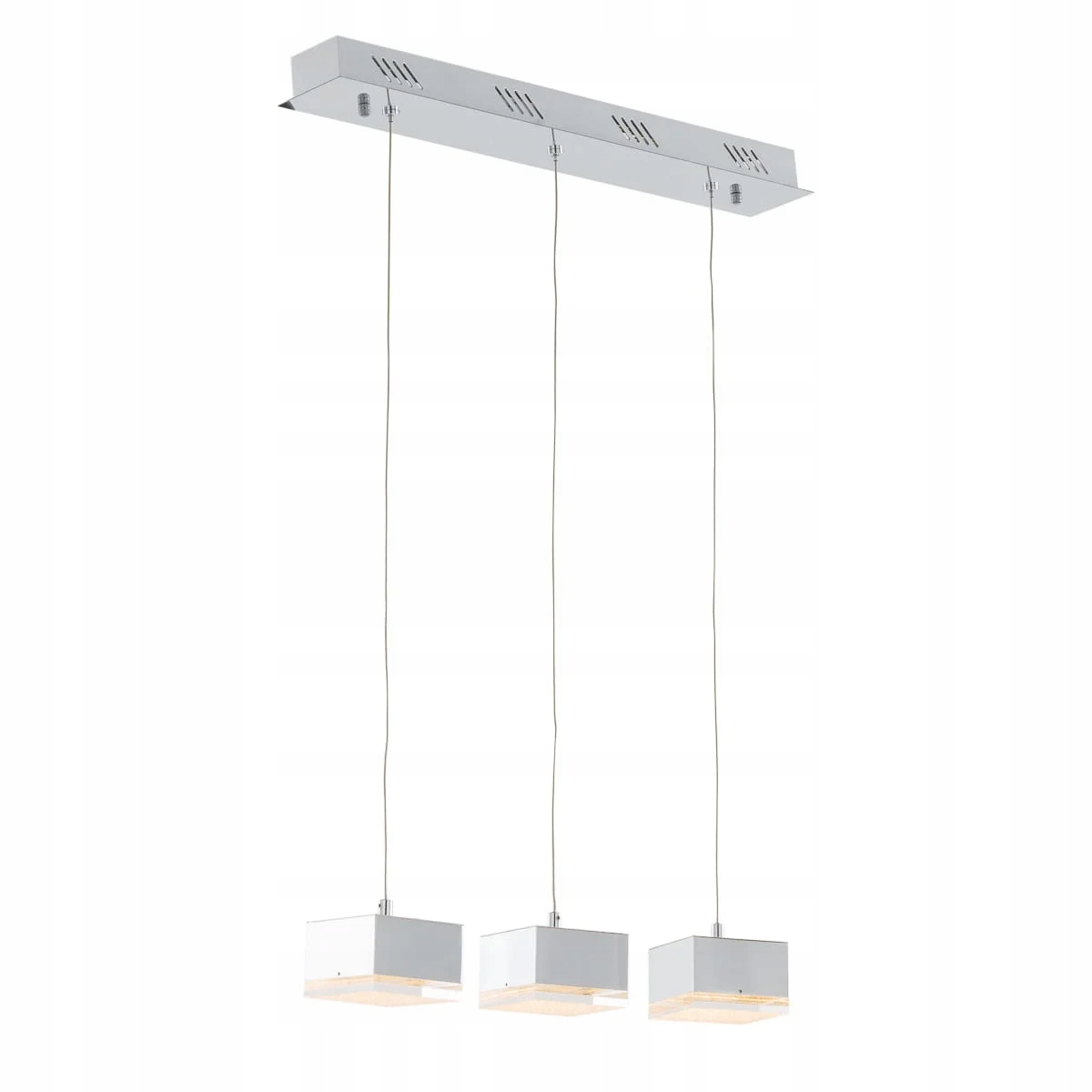 Závěsná lampa lustr Italux Led, moderní chrom