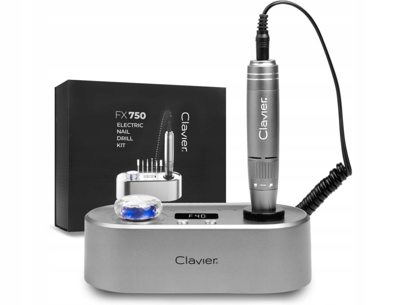 Frezarka do paznokci Clavier Fx 750 Sr Szary