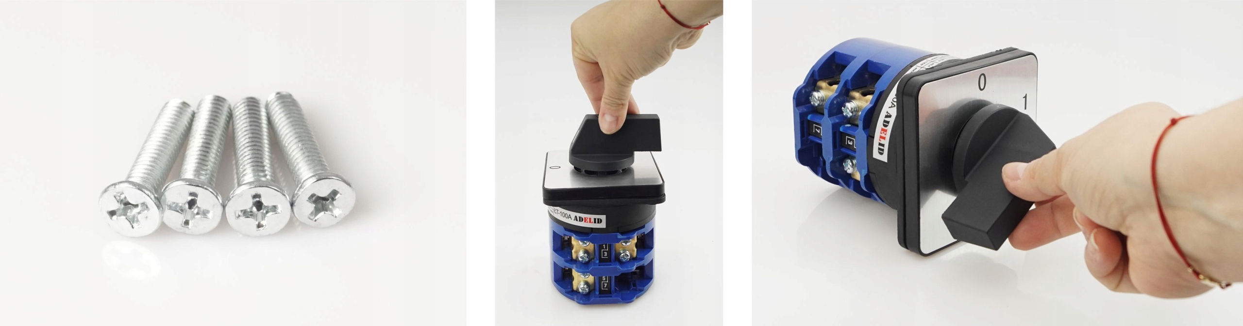 ŁĄCZNIK KRZYWKOWY 100A 0-1 3F TABLICOWY IP65 Stan opakowania oryginalne