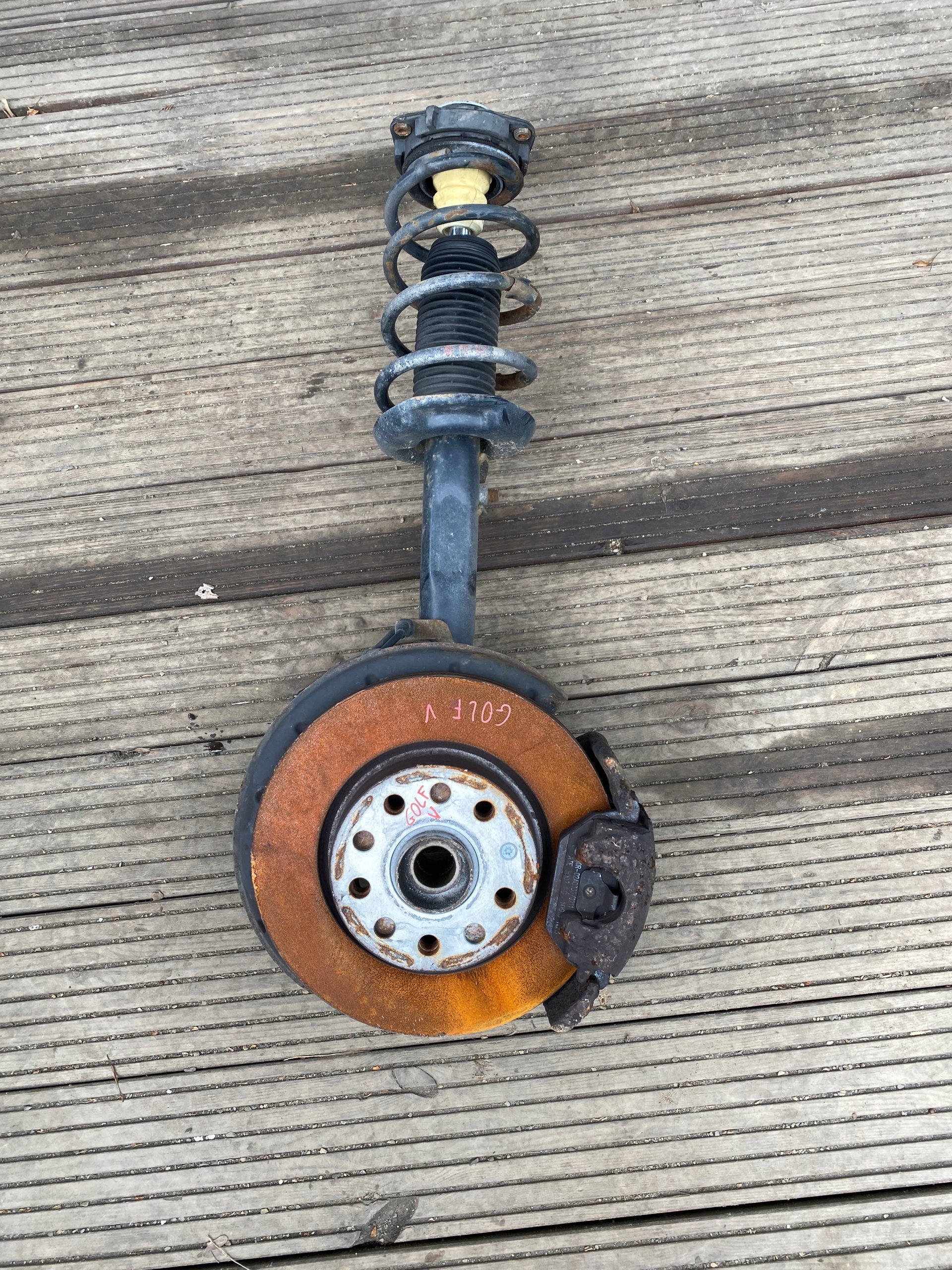 VW GOLF V HB complete McPherson swing right front