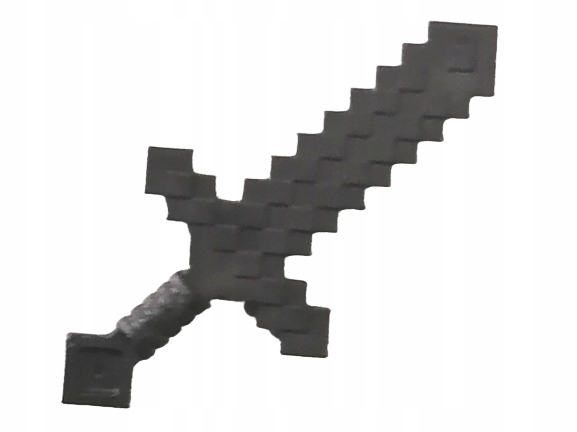 

Lego Miecz Minecraft perłowy ciemny szary 18787